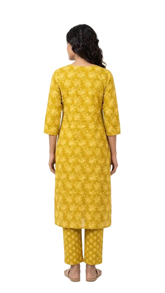 2-Piece Cotton Kurti Set – Everyday Comfort