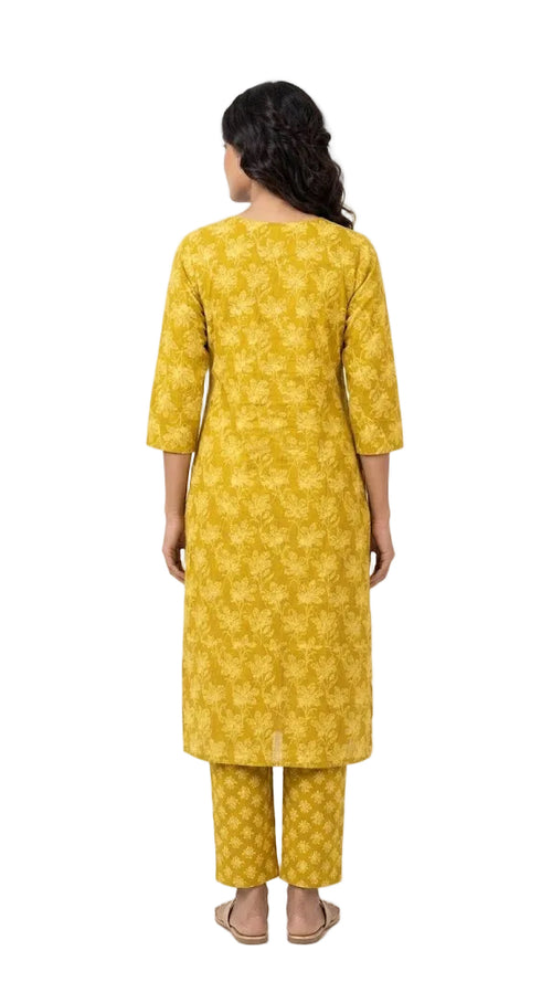 2-Piece Cotton Kurti Set – Everyday Comfort