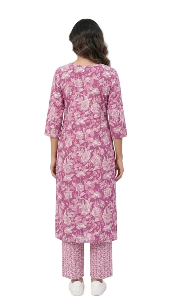 2-Piece Cotton Kurti Set – Everyday Comfort